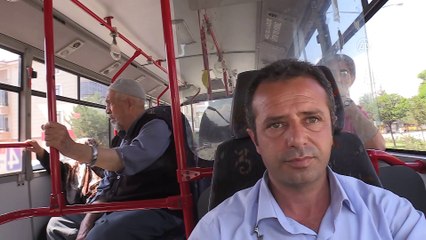 Halk otobüsünde rahatsızlanan yolcuya şoförden ilk müdahale - ERZİNCAN