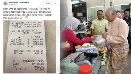 The pau-wow continues: Najib asks why he was charged SST when he is a consumer