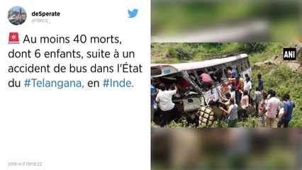Inde. Cinquante morts dans un accident de bus.