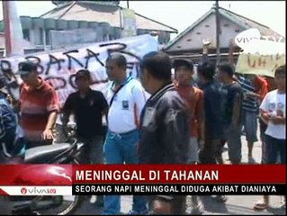 Napi Tewas di Tahanan, Warga Kepung Mapolsek