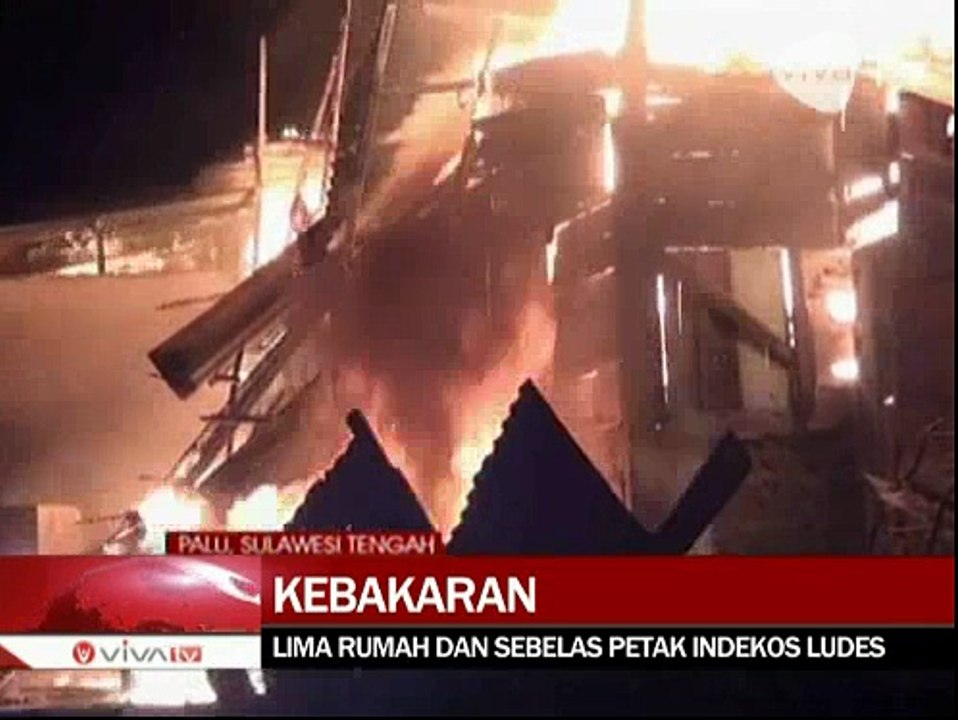 Lima Rumah dan Sebelas Petak Indekos Terbakar