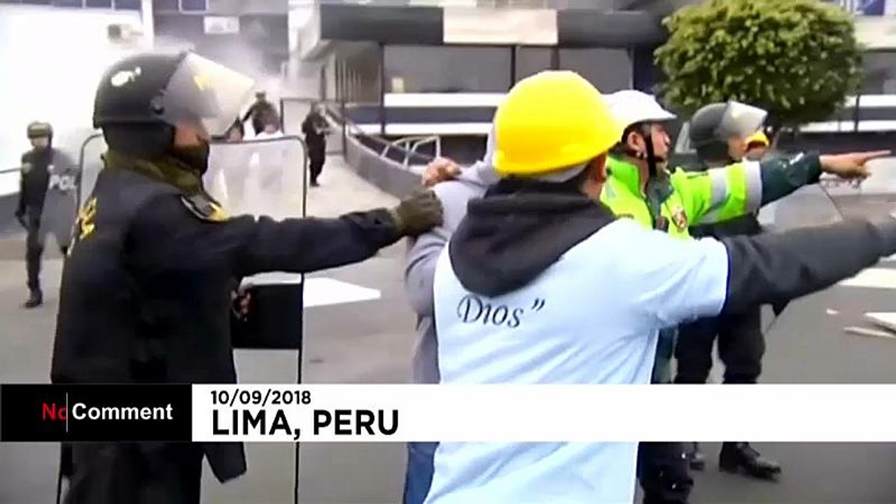 Soccer fans fight church-goers in Peru stadium...