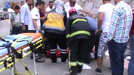 Kontrolden çıkan kamyon kayalığa çarptı: 1 ölü, 1 yaralı