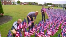 Student Places Thousands of Flags on High School Lawn to Honor 9/11 Victims