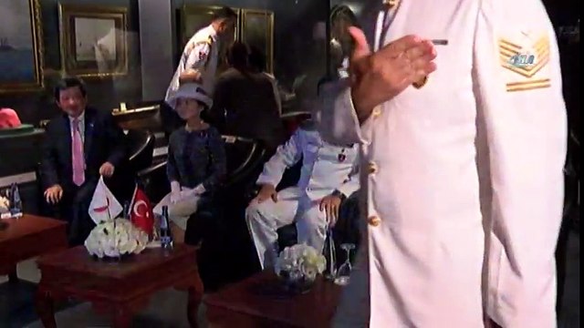 Japon Prensesi’nden Deniz Müzesi'ne Savaş Gemisi Seiki Maketi