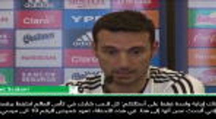 كرة قدم: دولي: قميص الرقم 10 محجوز لميسي- مدرب الارجنتين سكالوني