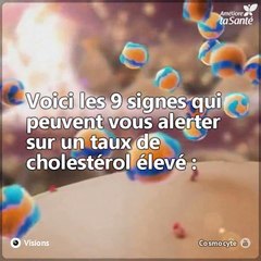 Le cholestérol peut endommager votre corps pendant plusieurs années sans que vous ne le sachiez. Votre santé est importante : apprenez à identifier les symptômes de sa présence