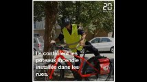 A Rennes, des pompiers effectuent des missions à vélo