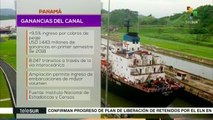 Ganancias del Canal de Panamá en los primeros 6 meses de 2018
