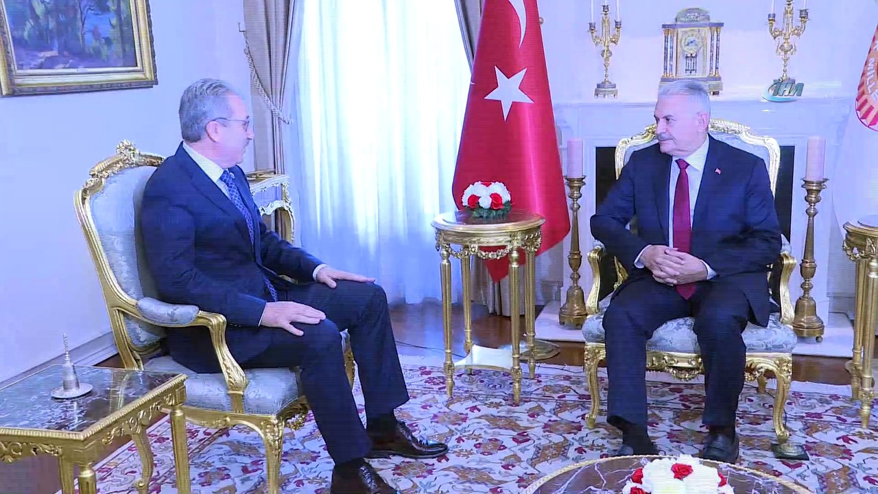 TBMM Başkanı Yıldırım, Ege Üniversitesi Rektörü Budak'ı kabul etti