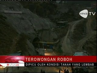 Terowongan Kereta Roboh, 9 Pekerja Terjebak