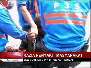 Dirazia, Joki 3 in 1 Lawan Petugas