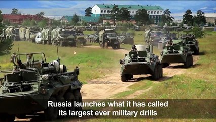 Russia launches biggest ever war games