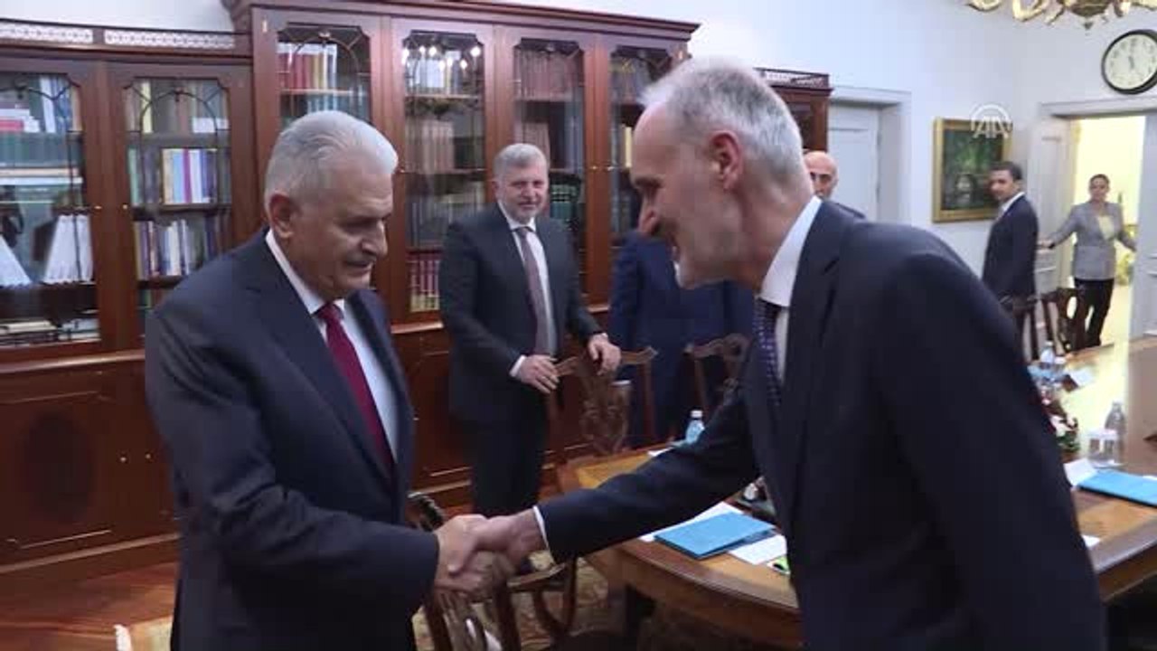 TBMM Başkanı Yıldırım, İTO Heyeti ve Ege Üniversitesi Rektörü Prof. Dr. Budak'ı Kabul Etti