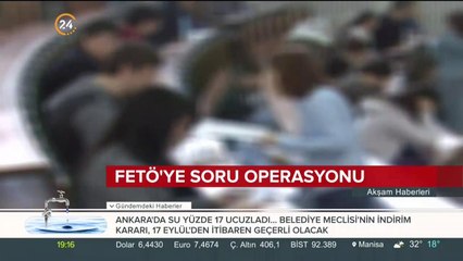 FETÖ'ye soru sızdıran 40 kişiye operasyon