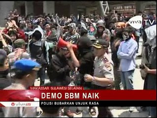Demo Tolak Kenaikan BBM Berlangsung Ricuh