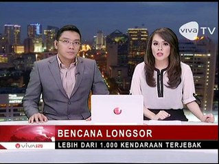 Longsor di Tiongkok, Ribuan Kendaraan Terjebak