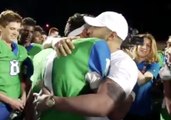 High School Quarterback Has Emotional Reunion With Formerly Deployed Dad