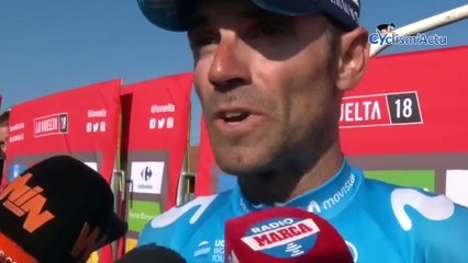 Tour d'Espagne 2018 - Alejandro Valverde : "Je pense avoir réalisé un bon contre-la-montre"