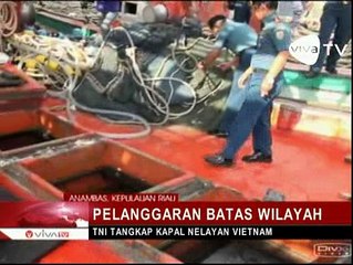 TNI AL Tangkap 3 Kapal Pencuri Ikan Asal Vietnam
