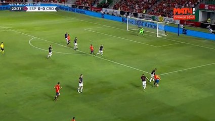 Saul Goal HD -  Spain	1-0	Croatia 11.09.2018