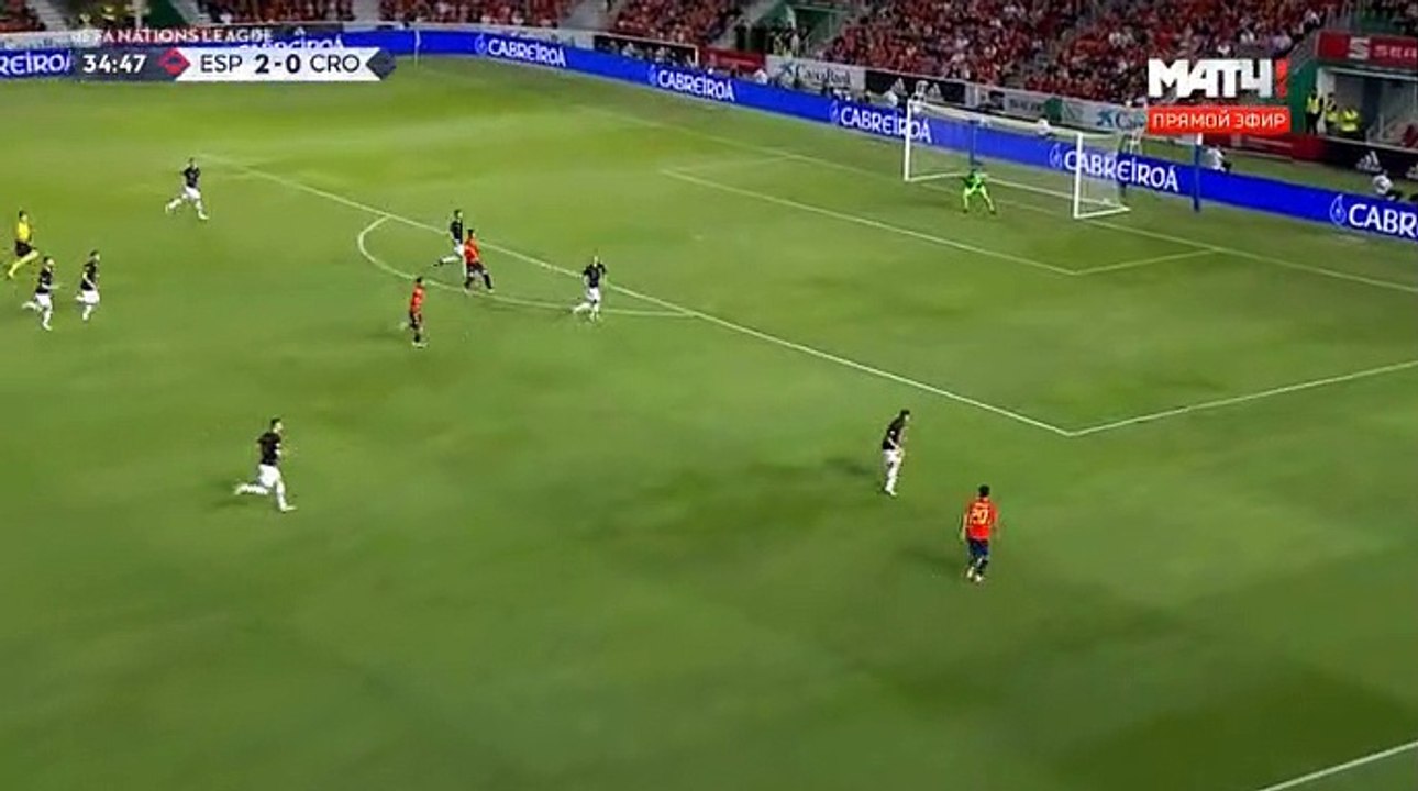 Marco Asensio Goal - Spain 3-0 Croatia 11/09/2018