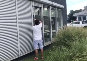 Virginia Beach Shutters Up for Hurricane Florence