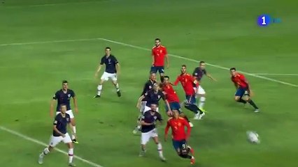 Spain 5 - 0 Croatia Sergio Ramos goal 11.09.2018