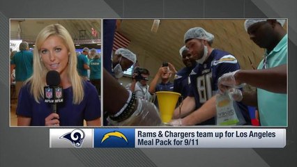 Rams, Chargers team up for Los Angeles Meal Pack for 9/11 anniversary