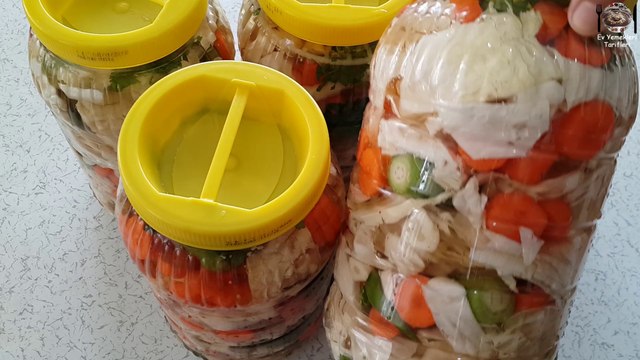 Karışık Turşu Tarifi - Turşu Nasıl Yapılır - Ev Yemekleri Tarifleri