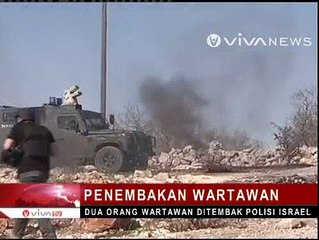Dua Wartawan Ditembak Polisi Israel