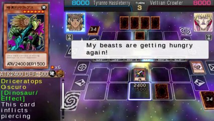 Yu-Gi-Oh! ARC V Tag Force PSP - Cólera de Dinosaurio VS Revuelta de las Máquinas