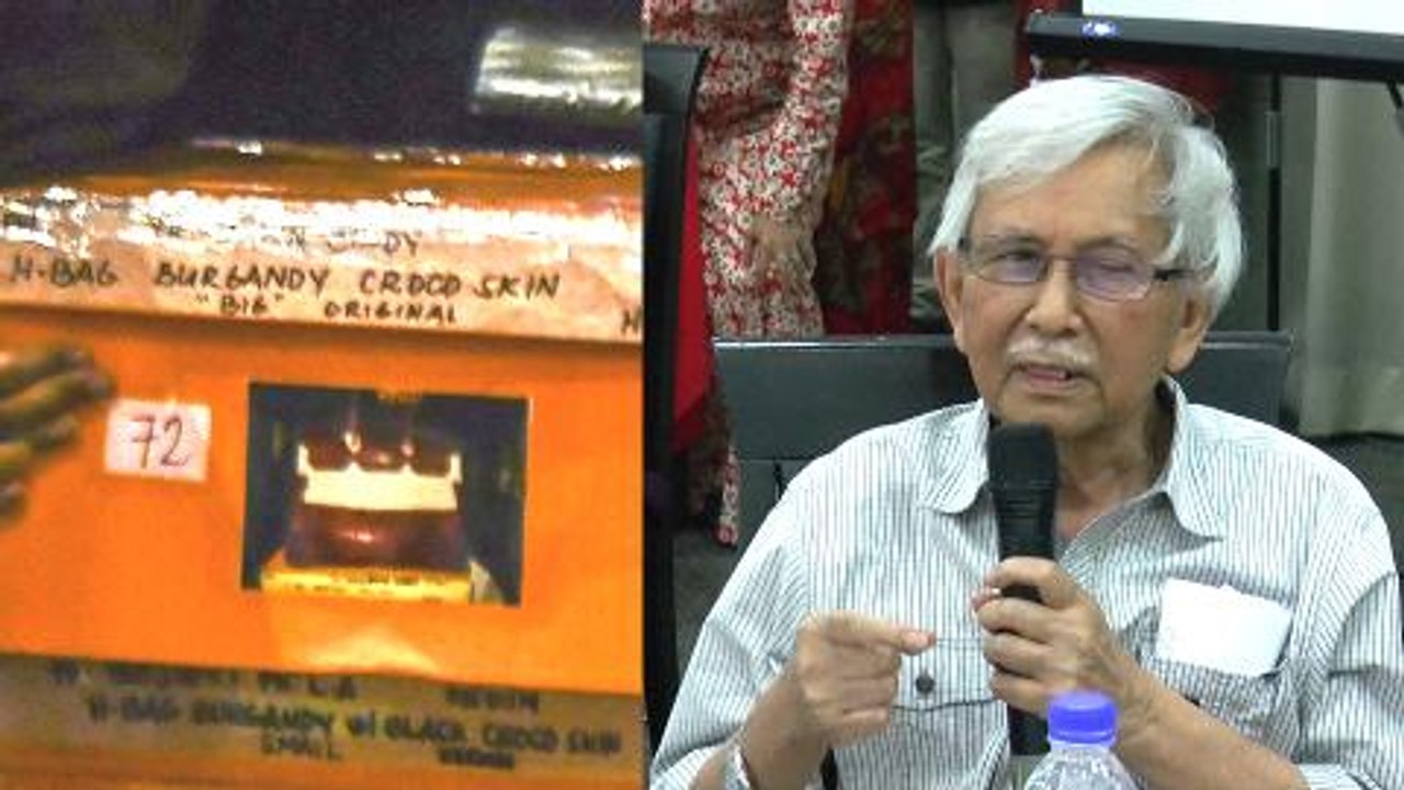 Tun Daim: Let's have a place to exhibit Rosmah's handbags