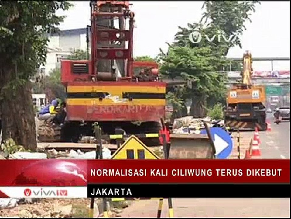 Normalisasi Kali Ciliwung Terus Dikebut