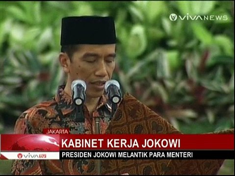 Presiden Joko Widodo Lantik Para Menteri