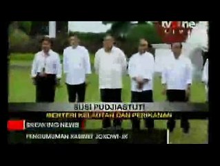 Pengumuman Kabinet Jokowi-JK di Istana Negara