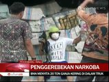 BNN Amankan Truk Bermuatan 20 Ton Ganja Kering di Pekanbaru