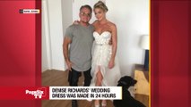 New #RHOBH #DeniseRichards JUST got married and her wedding dress is getting mixed reactions. We asked, you answered! Would you say yes to this dress?! #PageSixTV
