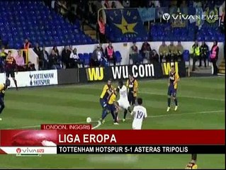 Jamu Wakil Yunani, Tottenham Hotspur Menang Besar