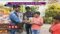 Tree Guard Organisation Distribute  clay Ganesh Idols,Children are trained