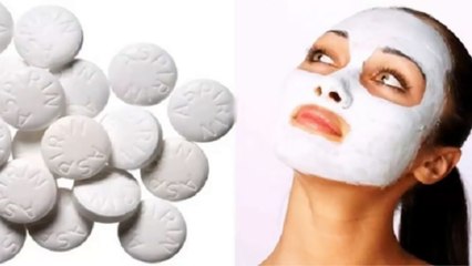 MIX HONEY AND ASPIRIN AND KEEP ON THE FACE FOR 10 MINUTES