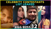 Bigg Boss 12 CELEBRITY CONTESTANT List Leaked