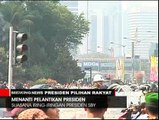 Iring-iringan Presiden SBY Menuju Gedung MPR