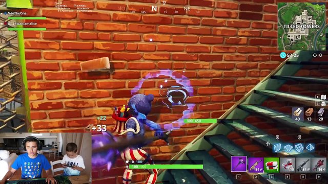 1 VS 1 CONTRE SWAN THE VOICE - TERRAIN DE JEU FORTNITE - Néo The One