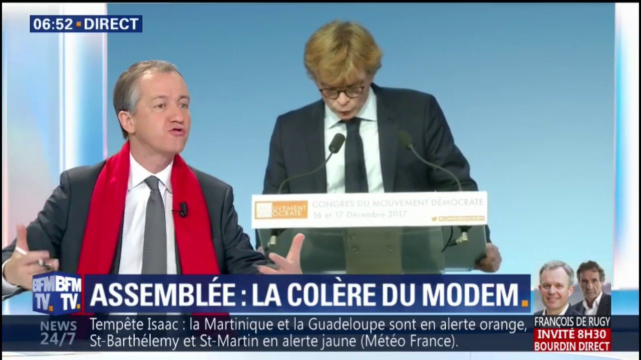 "LaRem a pris ses distances avec le MoDem", dit Christophe Barbier