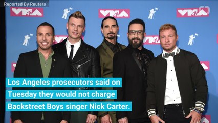 Backstreet Boys' Singer Nick Carter Will Not Be Charged In Sex Case