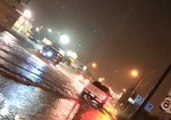 Roads Flooded in Weslaco, Texas, After Heavy Rainfall