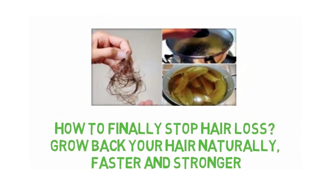 HOW TO STOP HAIR LOSS? GROW BACK YOUR HAIR NATURALLY, FASTER AND STRONGER