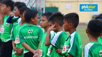 Young Footballers in 2nd Road to Barcelona PH Camp
