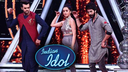 Indian Idol 10: Shahid Kapoor & Shraddha Kapoor DANCE on the sets; watch video | FilmiBeat